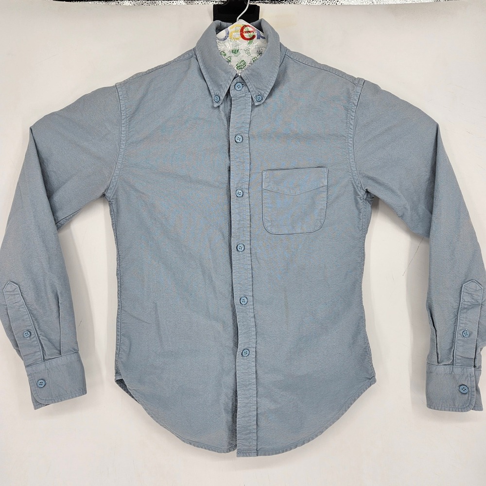 Band Of Outsiders Shirt Mens Small Blue Button Down Long Sleeve Casual‎ Preppy